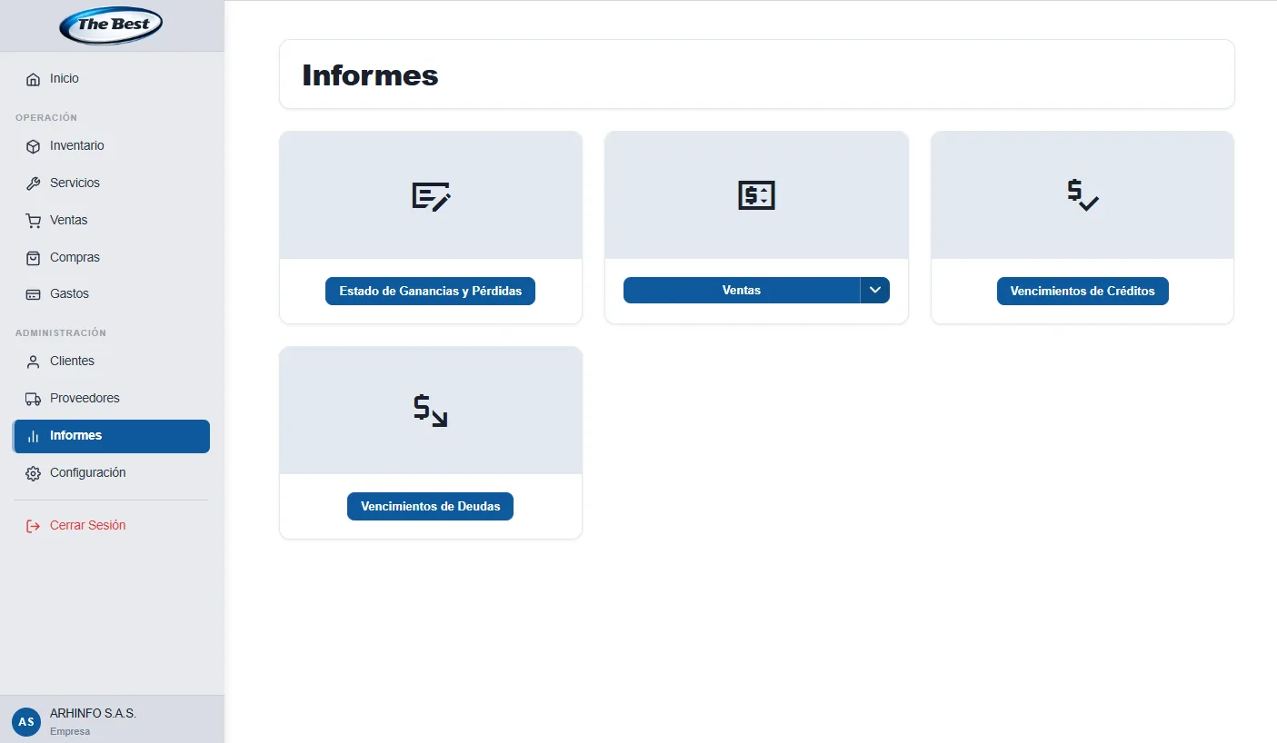 Reportes e Informes